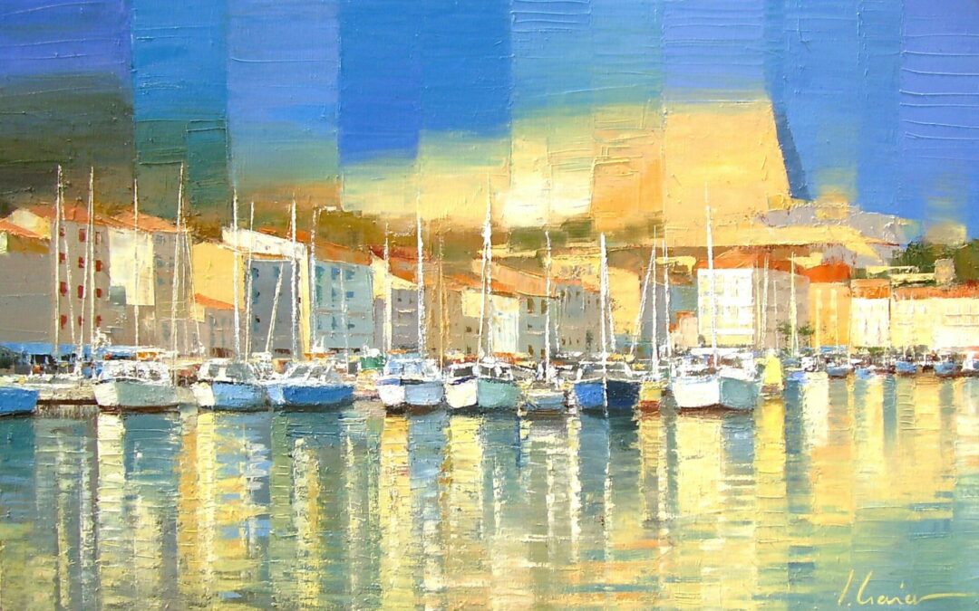 Le port de Bonifacio (56 x 76 cm)