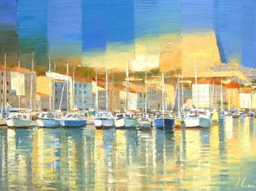 Le port de Bonifacio (56 x 76 cm)