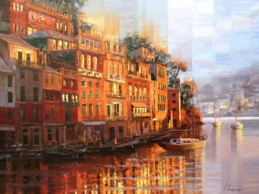 Soir à Portofino (56 x 76 cm)