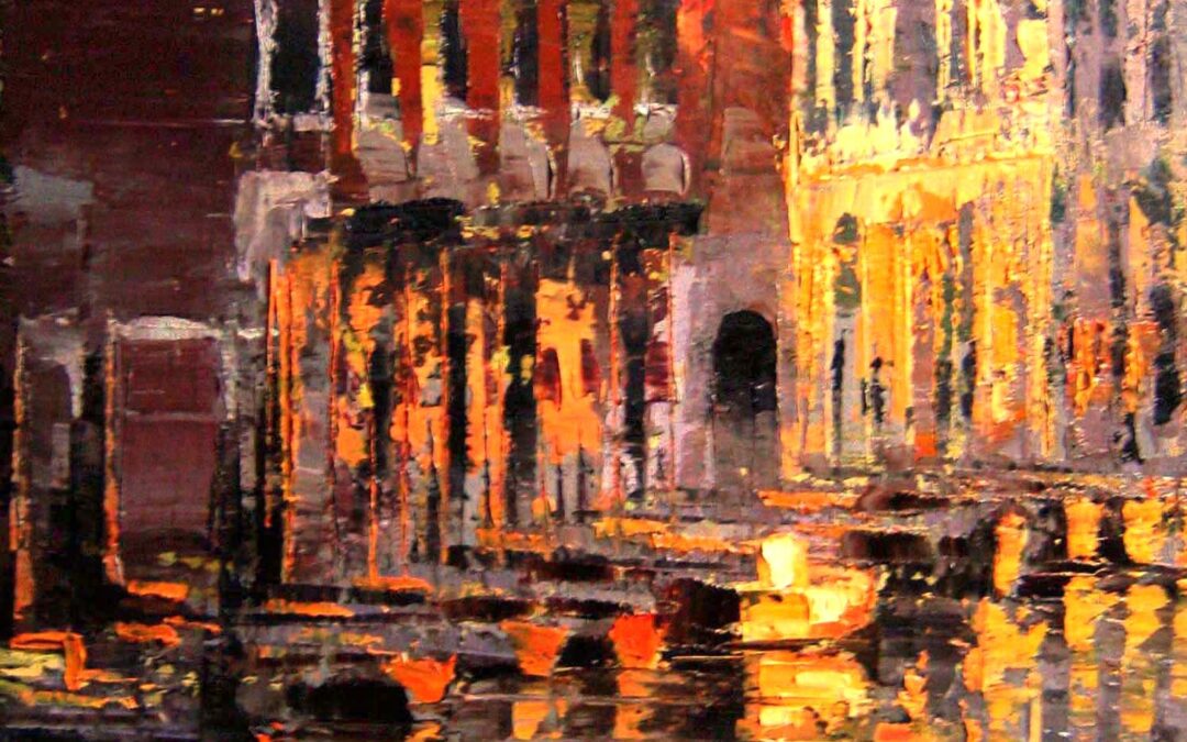 Soir à Venise (48 x 38 cm)