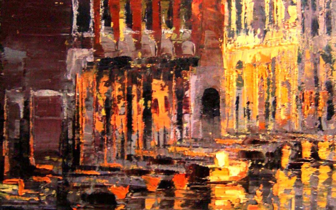 Soir à Venise (48 x 38 cm)