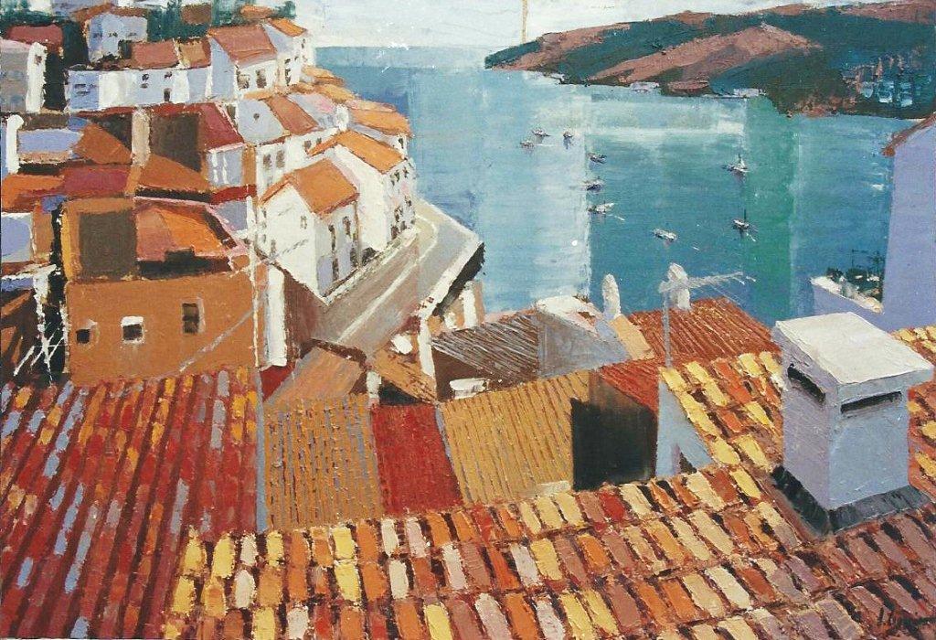 Le port de Cadaques ( H 0,70 x L 0,90 m )
